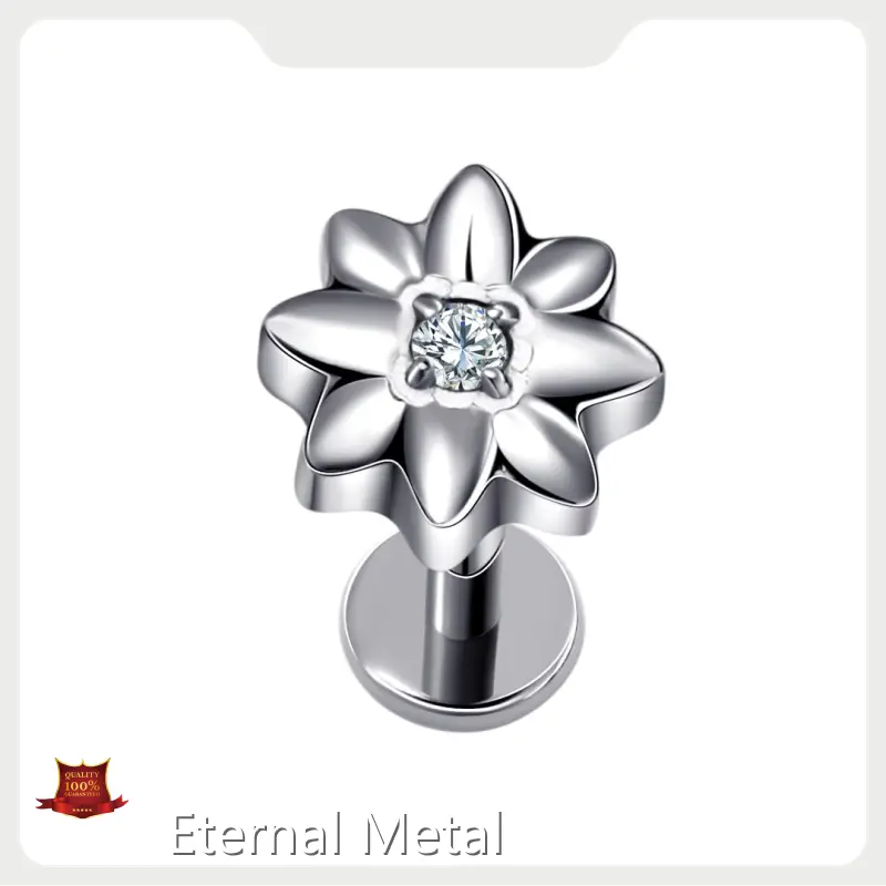 Customwholesale Piercing Jewelry Supplies 1.2*8mm Titanium 1