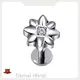 Customwholesale Piercing Jewelry Supplies 1.2*8mm Titanium 1
