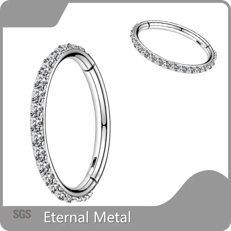 Body Piercing Jewelry Bulk Titanium Plated Thickness : 16G(1.2mm) Diameter:5/16 (8mm)Suppliers 1