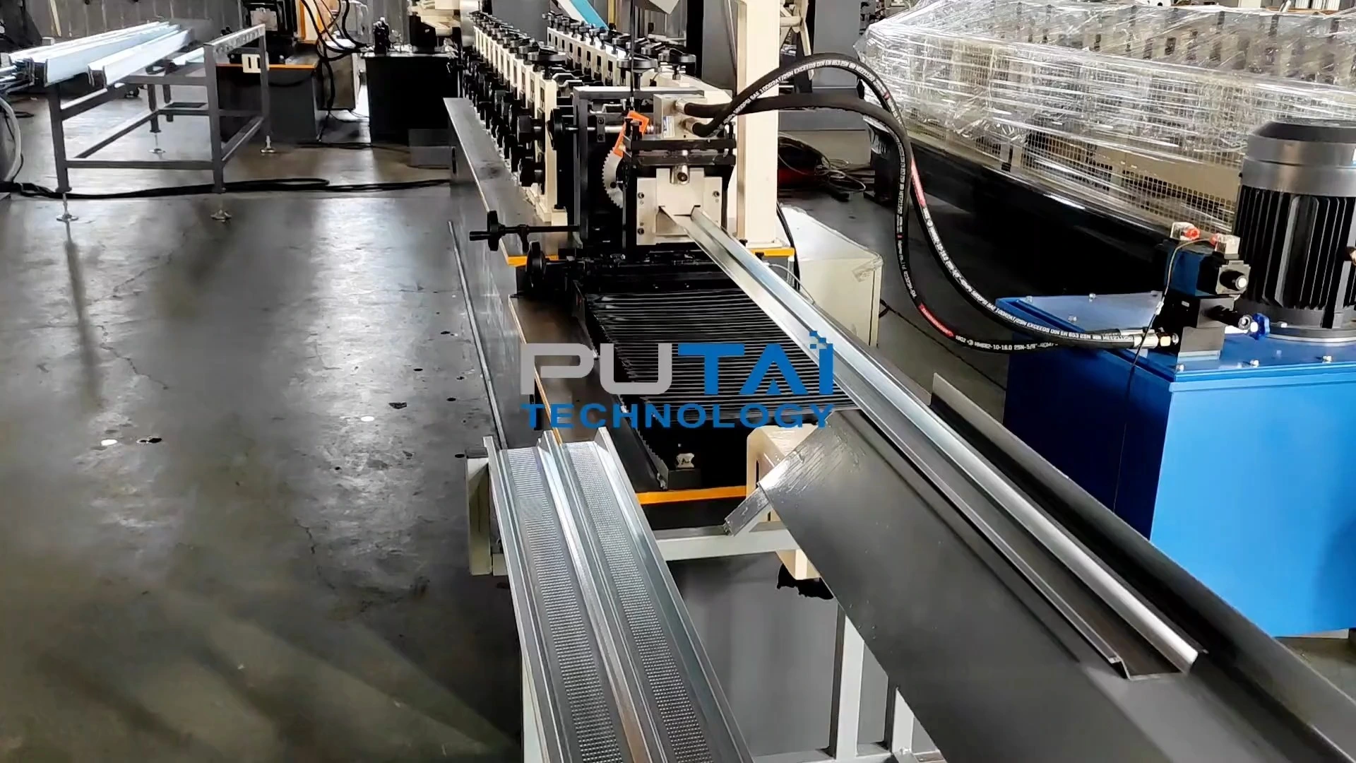 Light Steel Keel Roll Forming Machine Omega Drywall Framing Furring Channel | Putai 1