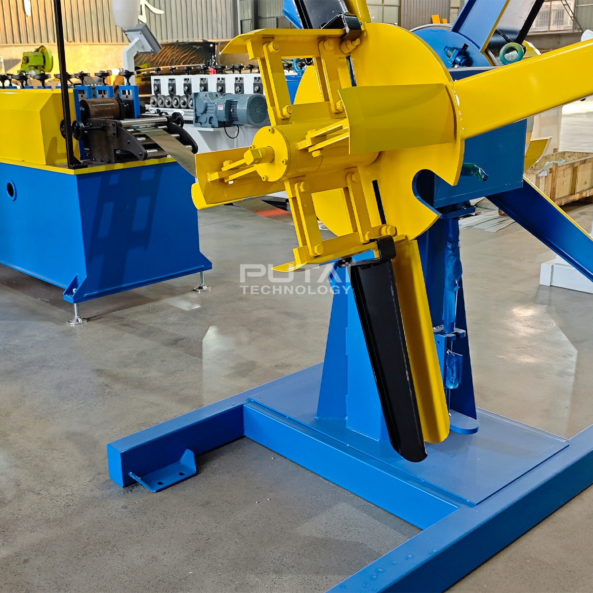 Putai Automatic Drywall Partition Top Hat Shape Making Furring Channel Profile Roll Forming Machine 12