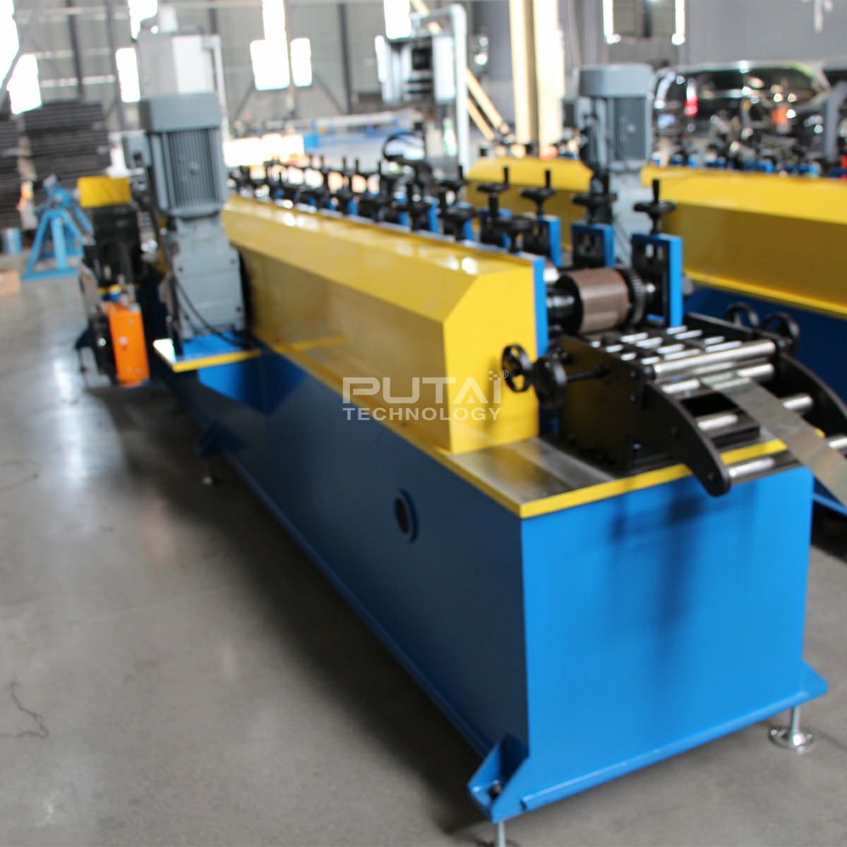 Putai Automatic Drywall Partition Top Hat Shape Making Furring Channel Profile Roll Forming Machine 13