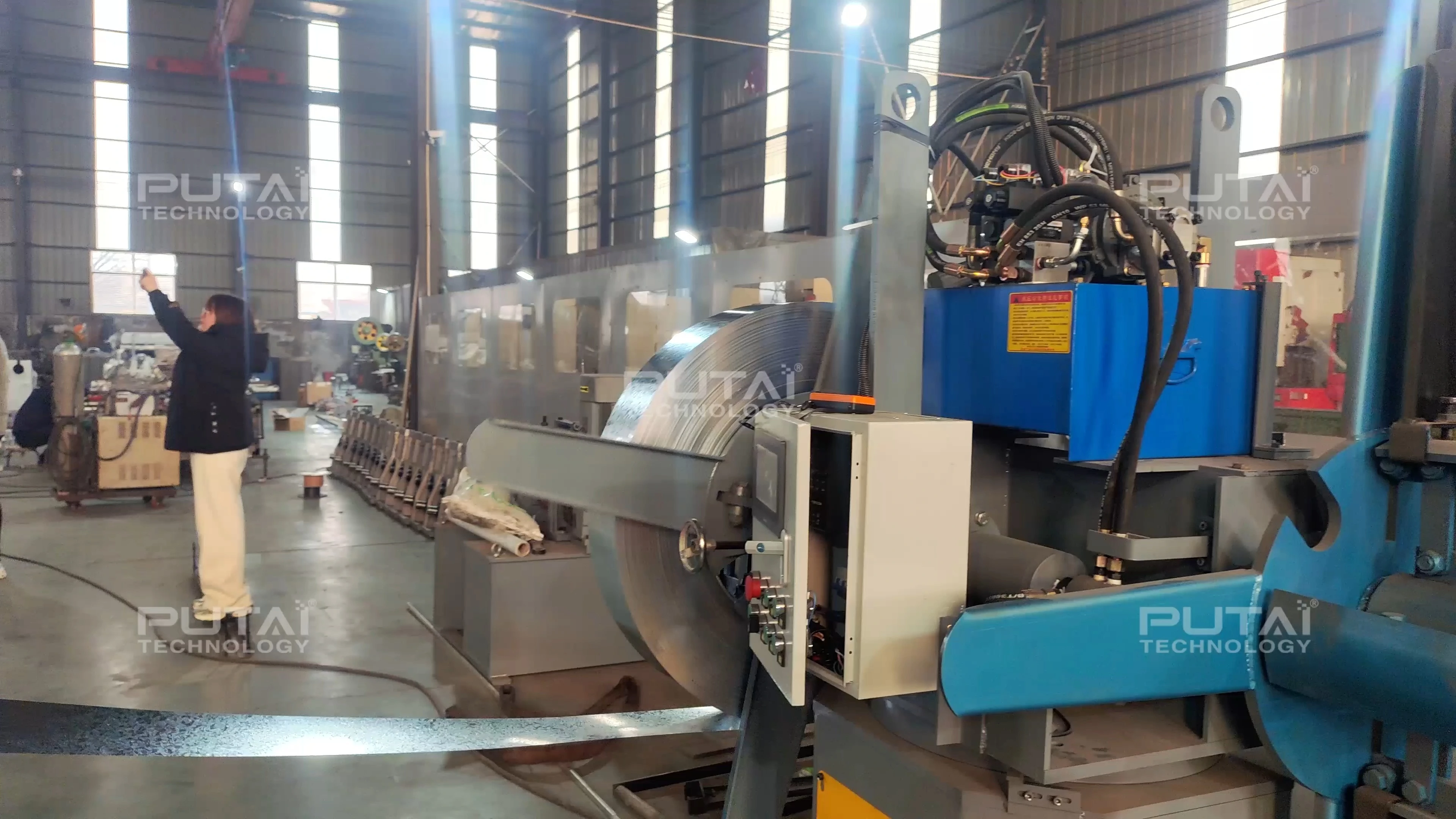 Putai Automatic CD Ud Stud and Track Manufacturing Machinery Drywall C U Profile Roll Forming Machine 1