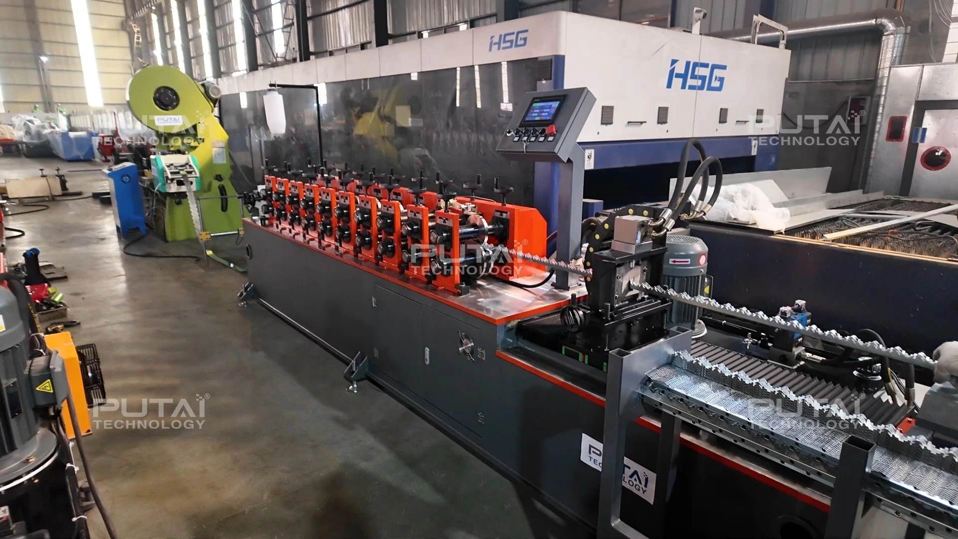 Станок для изготовления потолочных профилей Putai, станок для профилирования подвесных балок. 1