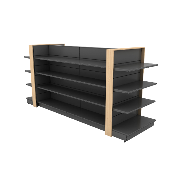 Steel Grocery Display Rack for Retail Stores – Efficient Merchandising Solution 1