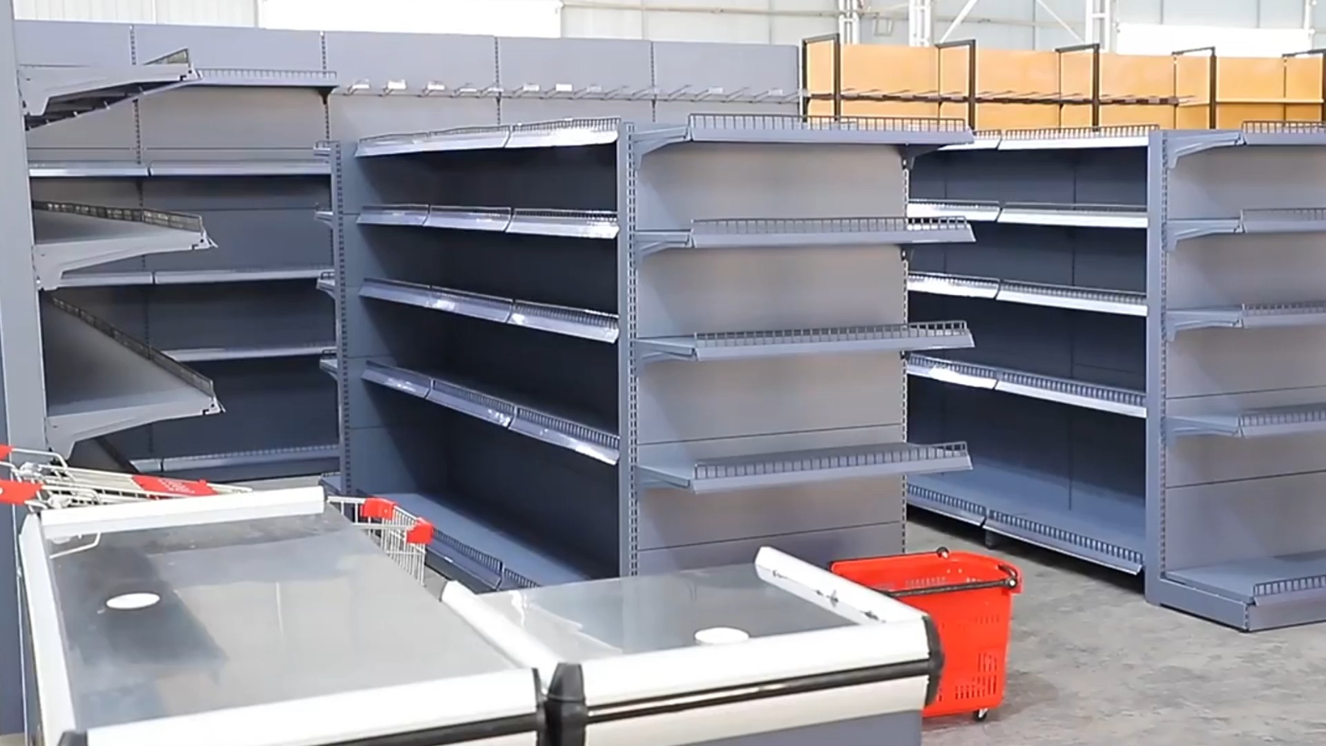 XINDE double sided shelf supermarket shelf display rack 1
