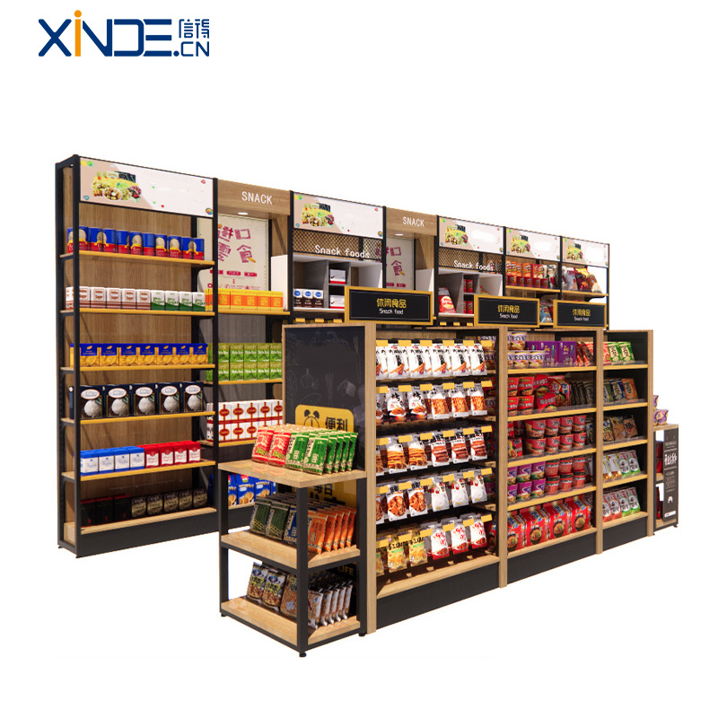 XINDE gondole étagères présentoirs de supermarché 3