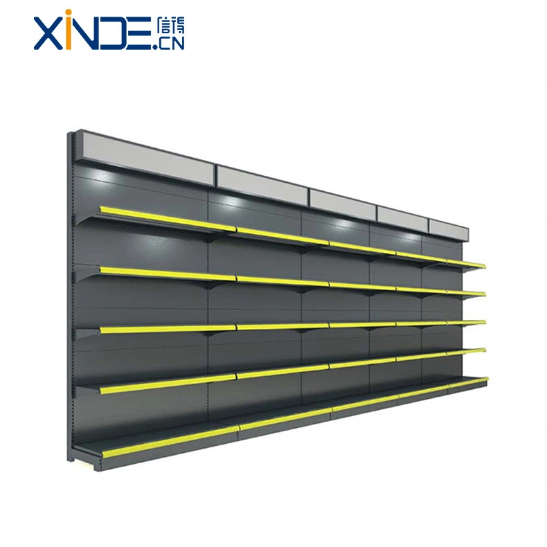 XINDE Metal Supermarket Shelves - Adjustable 5-Tier Storage Unit 1