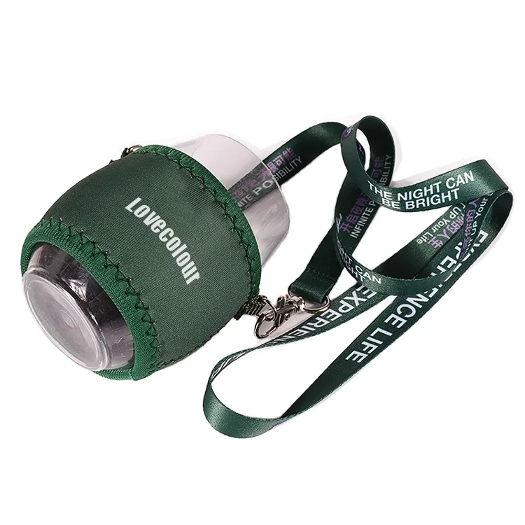 Sealbhóir Corn Priontála Sublimation Teas an Chustaim Lanyard Muineál / Sealbhóir Gloine fíona Strap 1