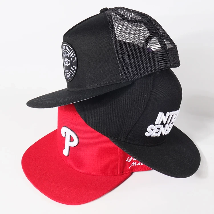 Fashion Custom Snapback Caps Hiphop Cap Hats Mesh Sports Trucker Caps 1