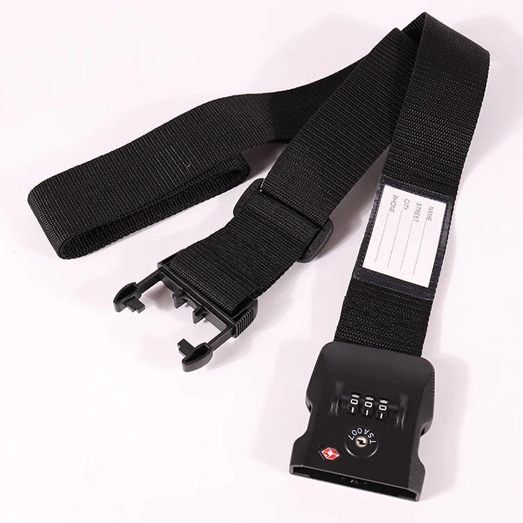Nigrum Sublimation Travel Long Gravis Officium Webbing Stramentum ad sarcinas 1