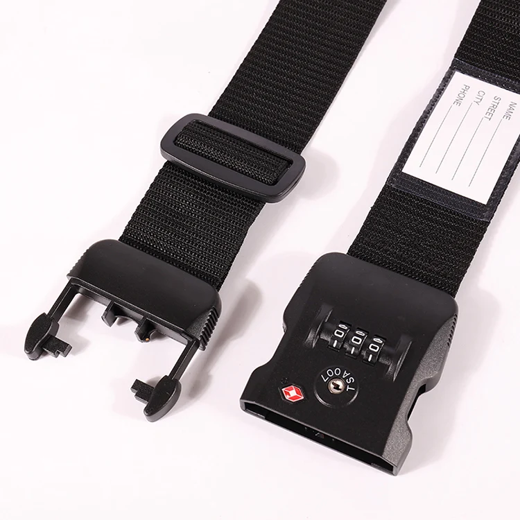 Nigrum Sublimation Travel Long Gravis Officium Webbing Stramentum ad sarcinas 2