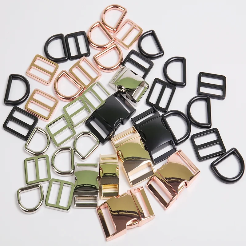 Multi Color Multi Size Plastic Metal Slide Side Buckle For Belt Dog Collar Bag Lanyard 1