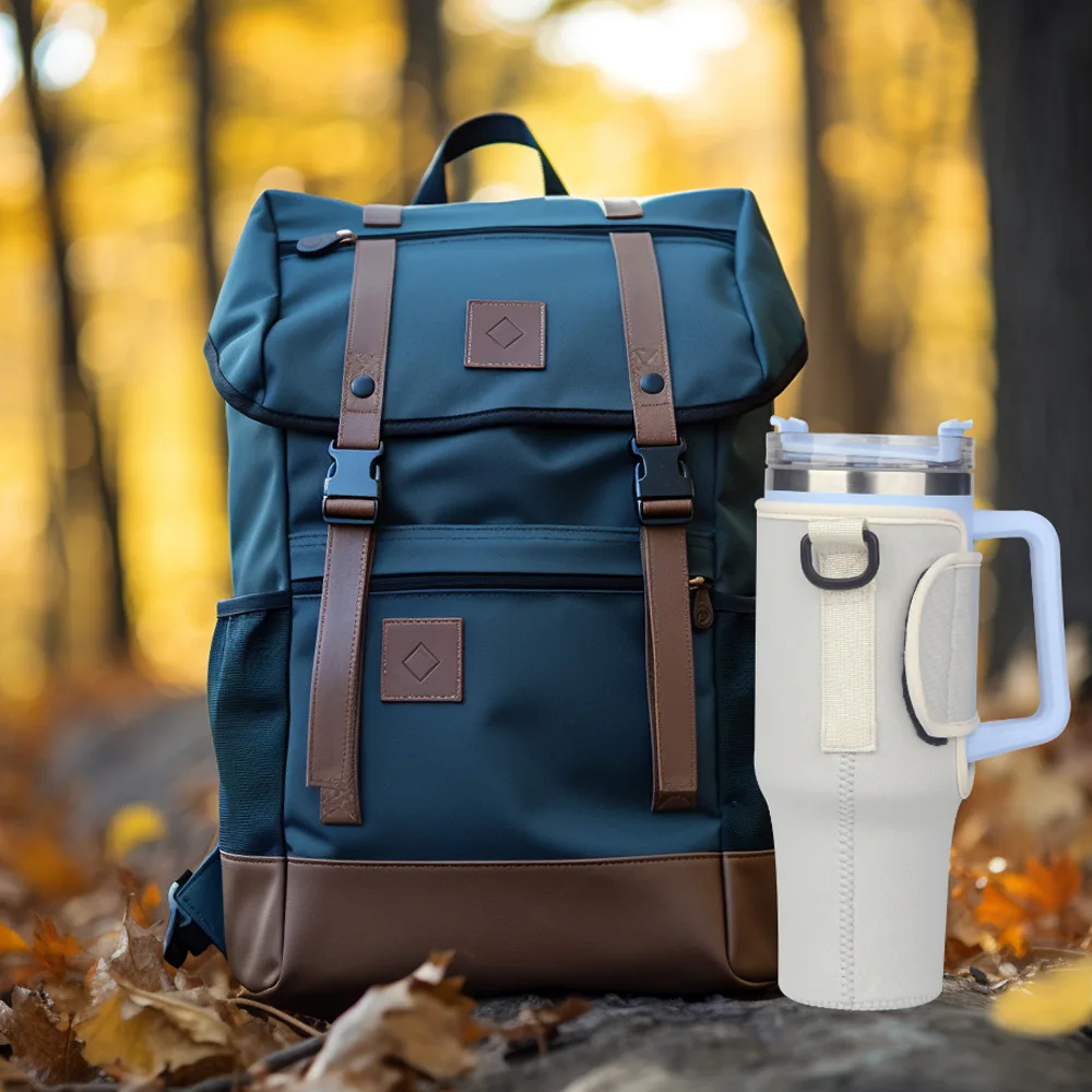 Neopren dåsekøler med Cross Body Strap - Gradient 40 oz Tumbler Insulator 4
