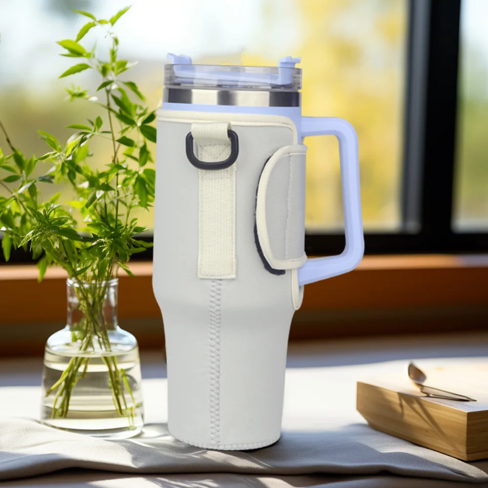 Neopren dåsekøler med Cross Body Strap - Gradient 40 oz Tumbler Insulator 3