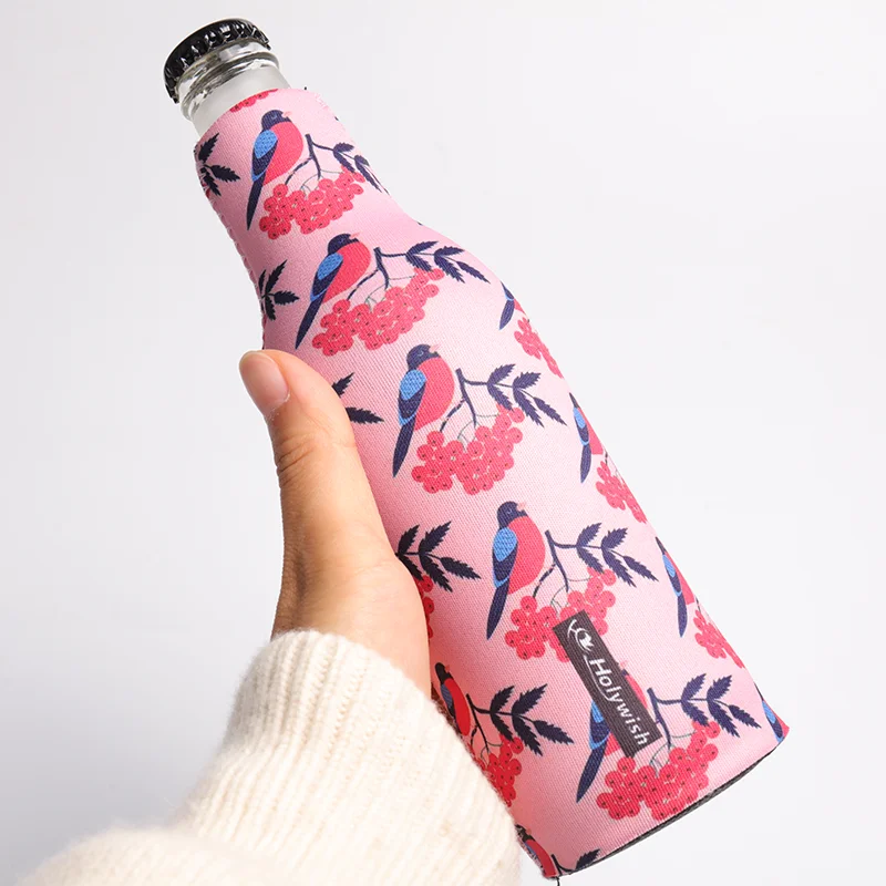 Penyejuk Tin Botol Bir Cetak Logo Neoprena Tersuai 5