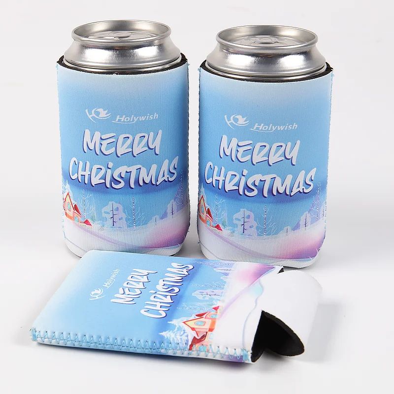 Custom Logo Neoprene Stubby Holder Cooler For Heat Transfer 6