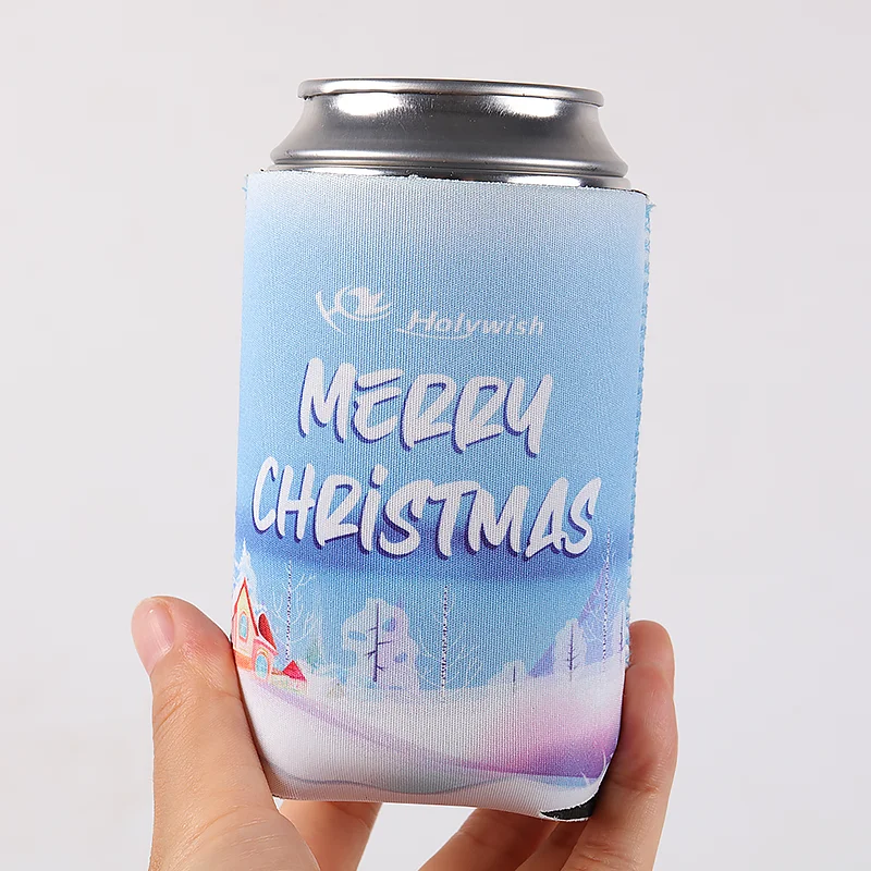 Custom Logo Neoprene Stubby Holder Cooler For Heat Transfer 7