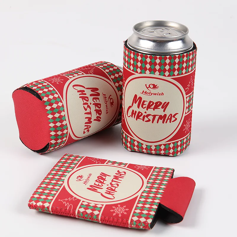 Custom Logo Neoprene Stubby Holder Cooler For Heat Transfer 2