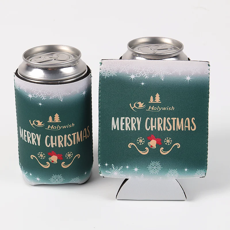 Custom Logo Neoprene Stubby Holder Cooler For Heat Transfer 5