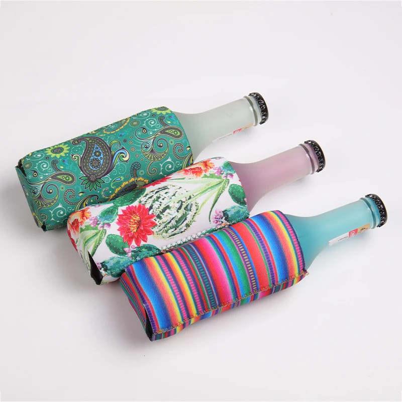 Enfriador de latas alto y delgado en blanco con sublimación de neopreno - Fabricante profesional 6