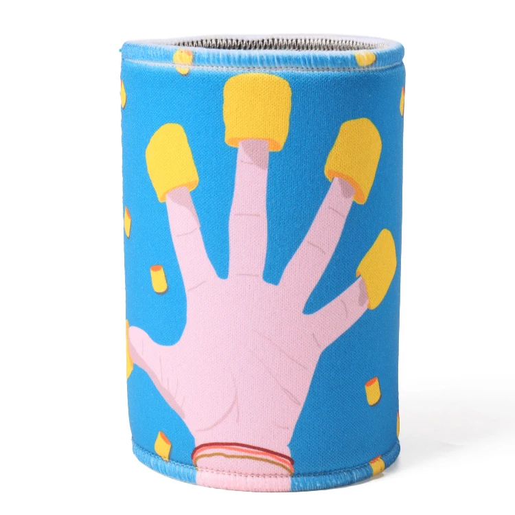 Portalattine frigo tozzo con stampa logo in neoprene 6