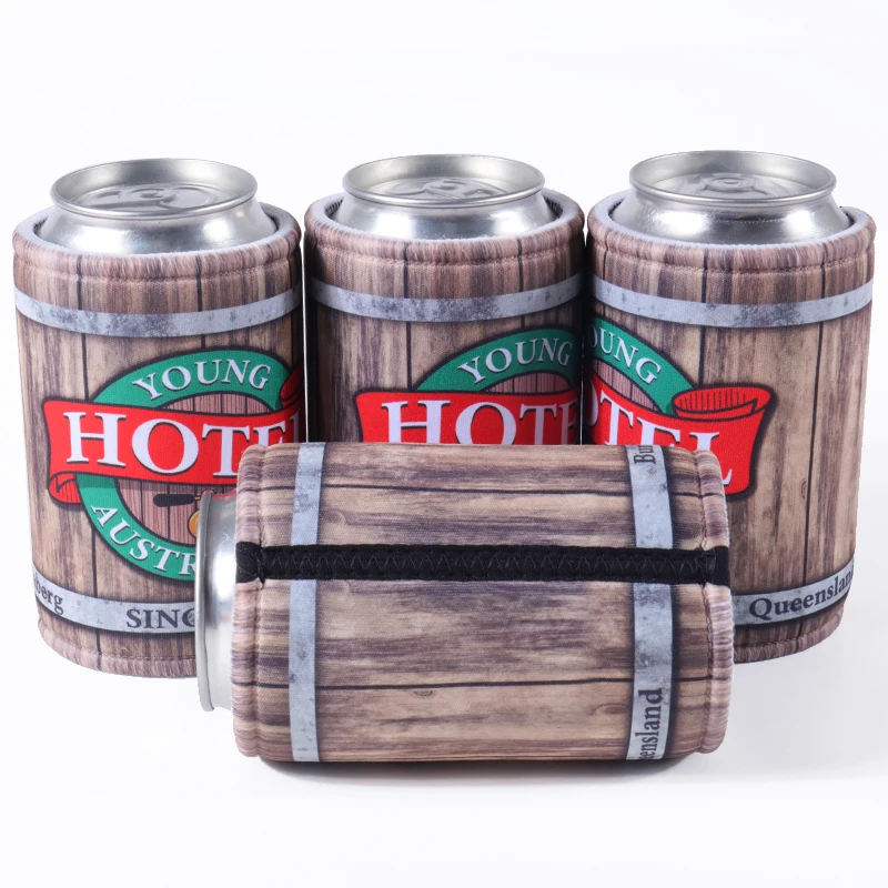 Supporti tozzi isolati antiurto per sublimazione in neoprene Dispositivo di raffreddamento per lattine di birra 7