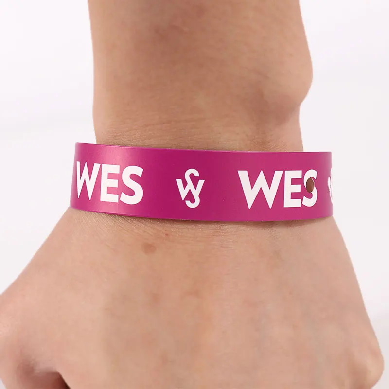 Gelang Vinyl Logo Tersuai - Kalis Air & RFID 3