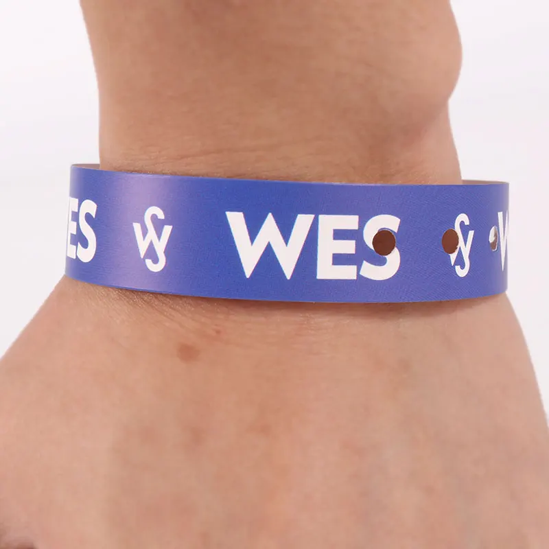 Gelang Vinyl Logo Tersuai - Kalis Air & RFID 5