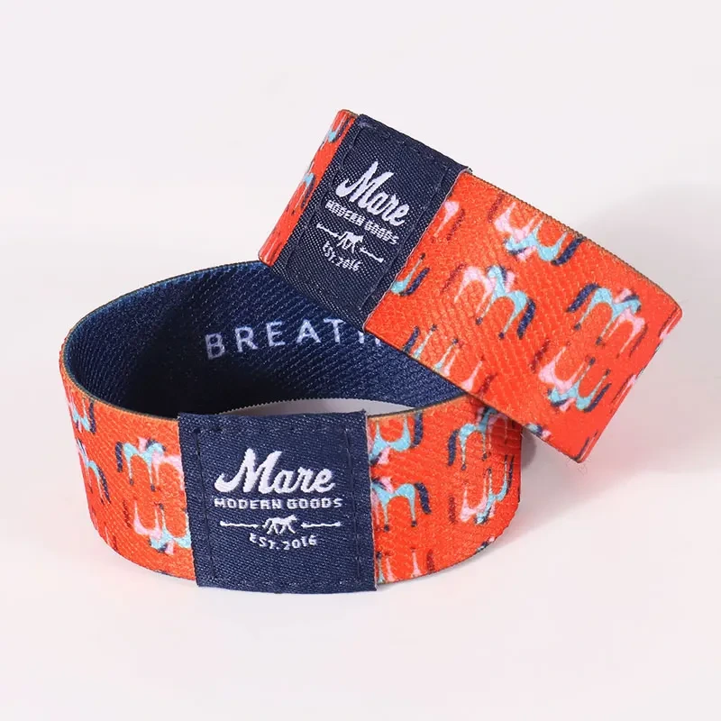 Polyester Elastic Event Wristband Crystal Bracelet - 1.5cm Wide 1