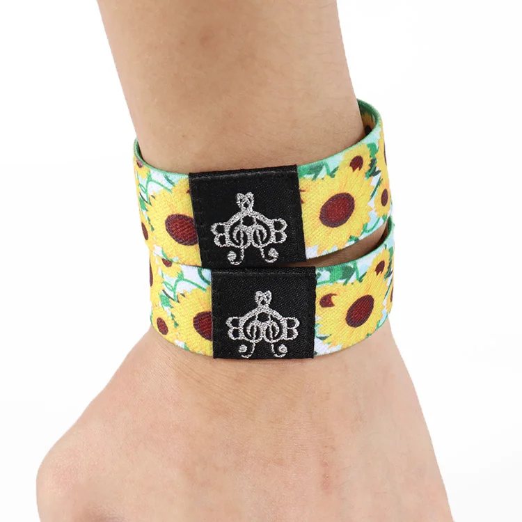 Braccialetti elastici con bracciale in tessuto colorato per animali 5