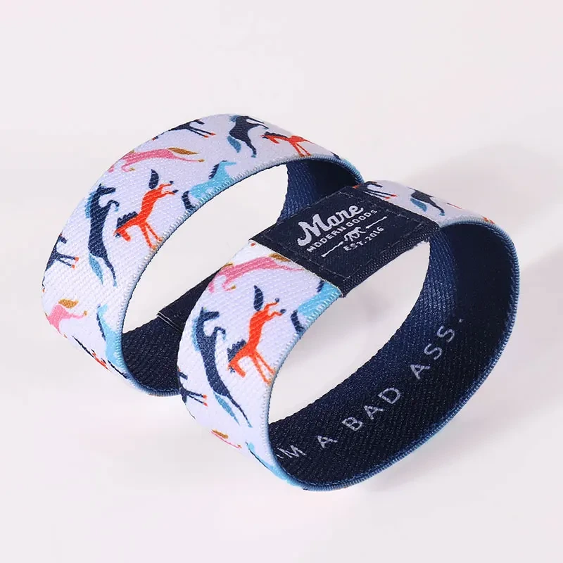 Custom Sublimation Polyester Elastic NFC Wristband 1