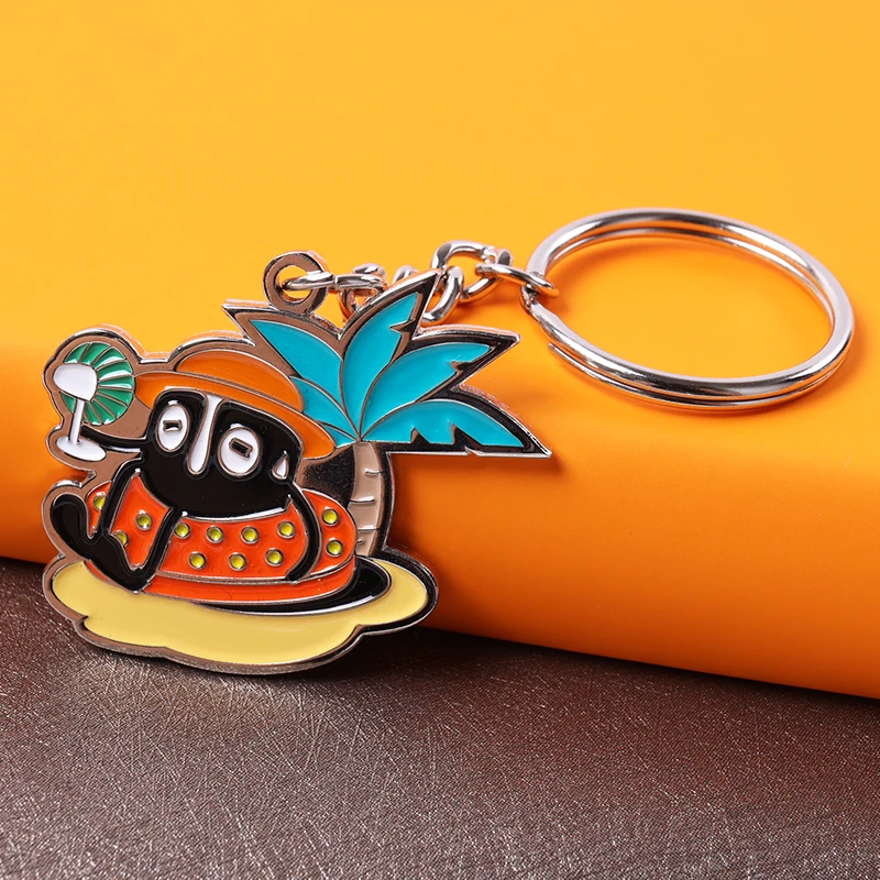 Gepersonaliseerde metalen sleutelhangers voor promotionele souvenircadeaus 6