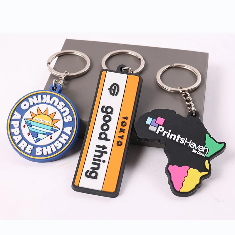 Simpatico portachiavi personalizzato in PVC morbido 3D con logo personalizzato - Regalo aziendale 5