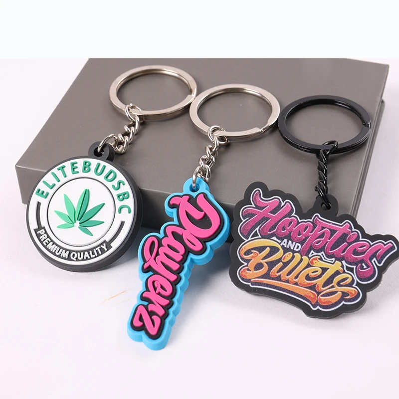 Simpatico portachiavi personalizzato in PVC morbido 3D con logo personalizzato - Regalo aziendale 7