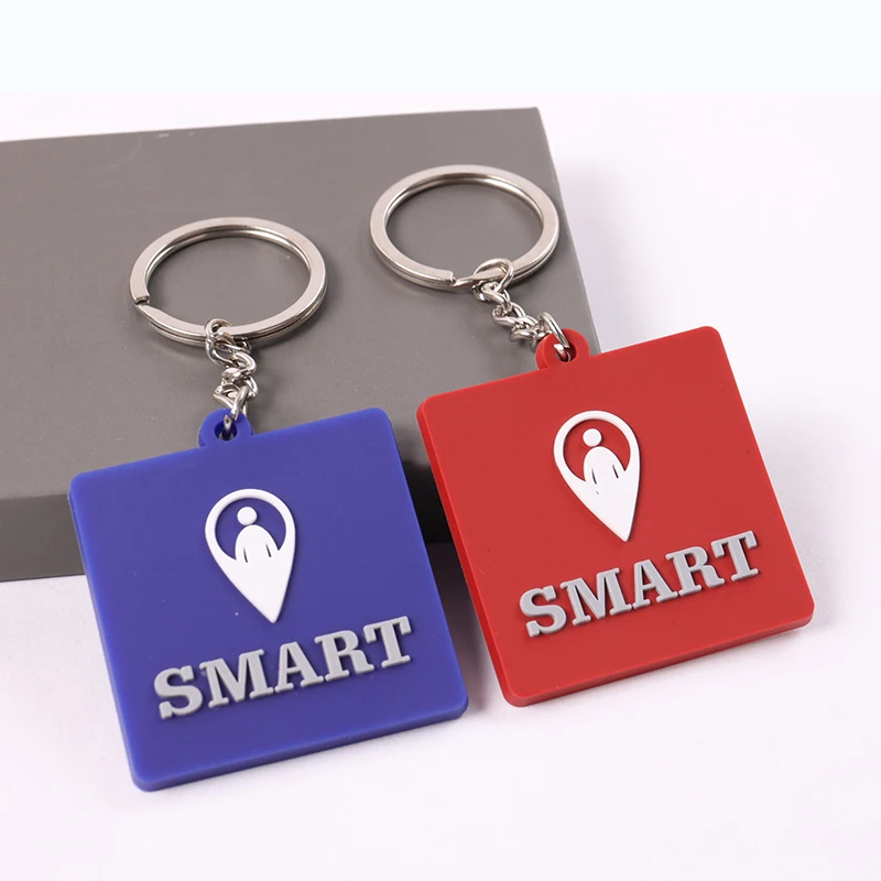Simpatico portachiavi personalizzato in PVC morbido 3D con logo personalizzato - Regalo aziendale 4