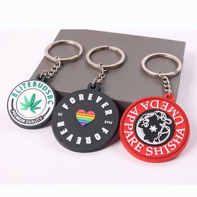 Kundenspezifischer Hotel-Schlüsselanhänger aus weichem Gummi mit OEM-Logo – Silikon-Schlüsselanhänger 1