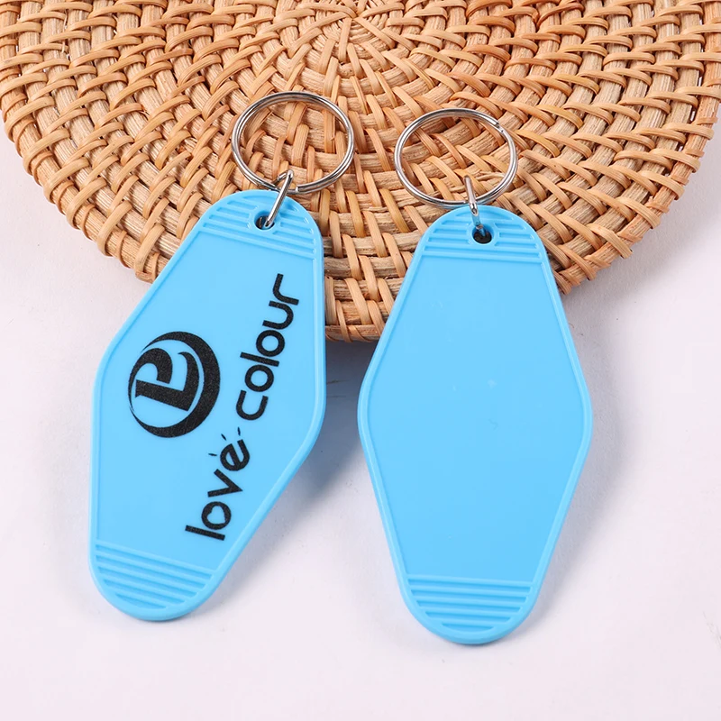 Custom Vintage Hotel Keychain with Personalized Logo 4
