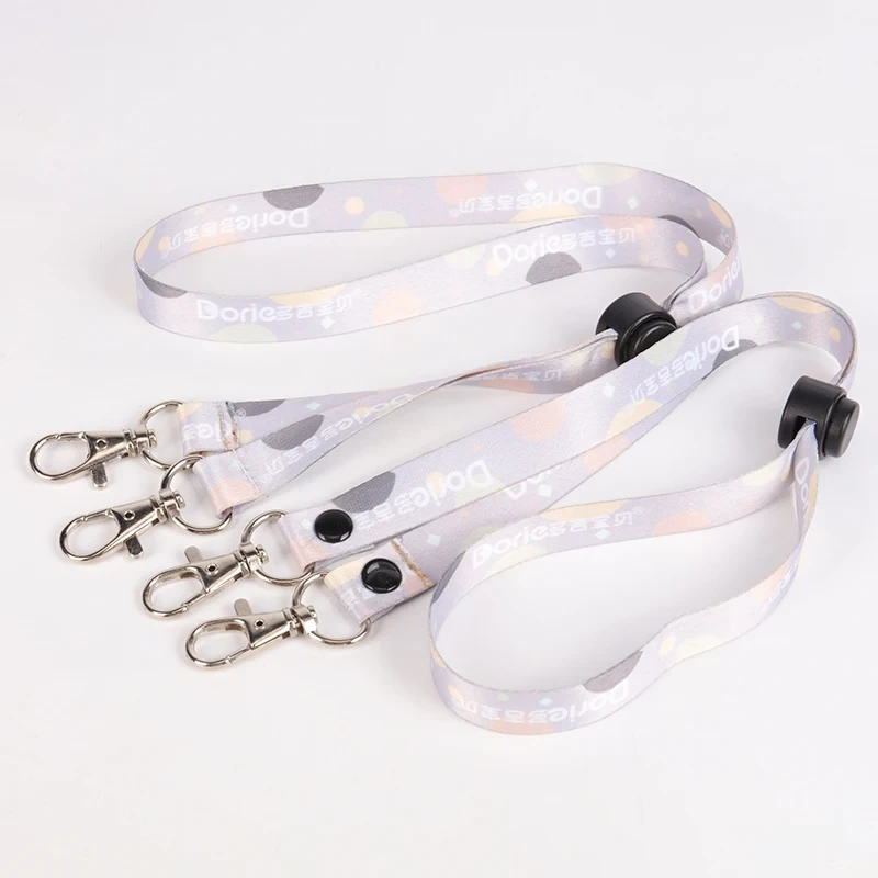 Custom Polyester Sublimation Printed Adjustable Eyeglasses Lanyards for Adults & Kids 1