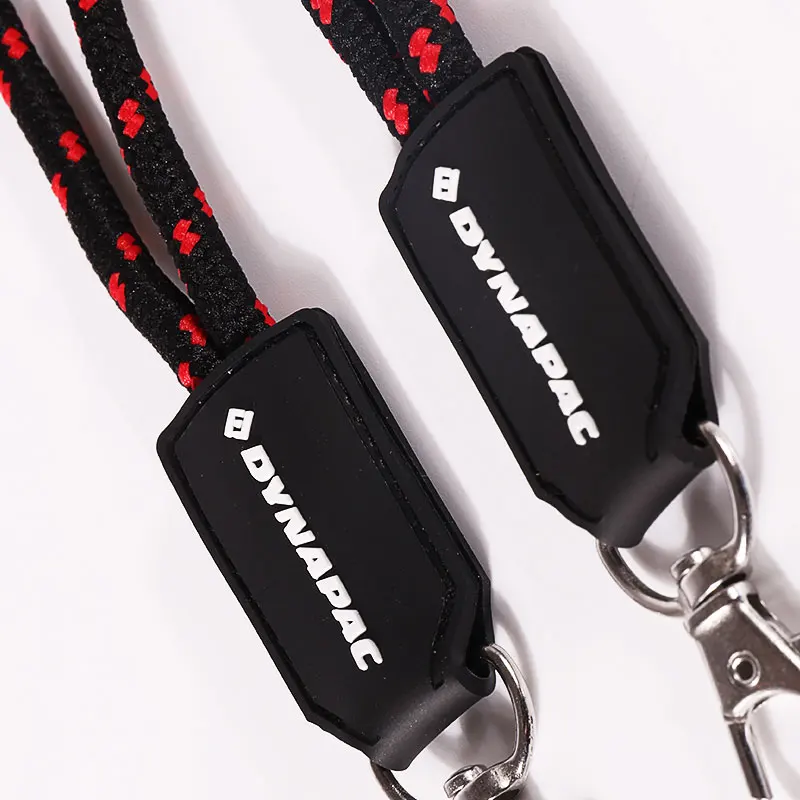 Reguliuojamas logotipas Guminės etiketės Virvės diržas su PVC kortele Rfid Nfc 4
