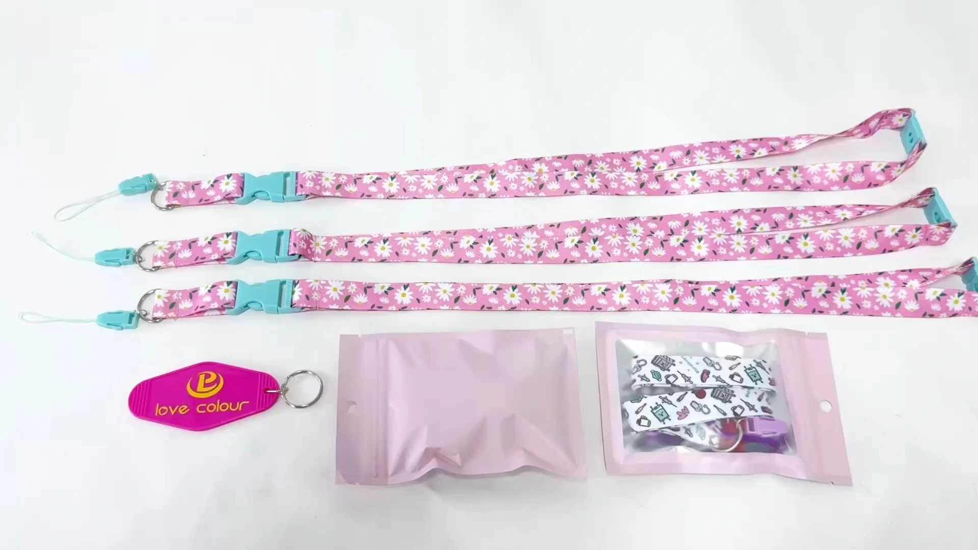 Lovecolour Portable Long Lanyard Strap Korthållare Vanliga Polyester Lanyards För Partihandel 1