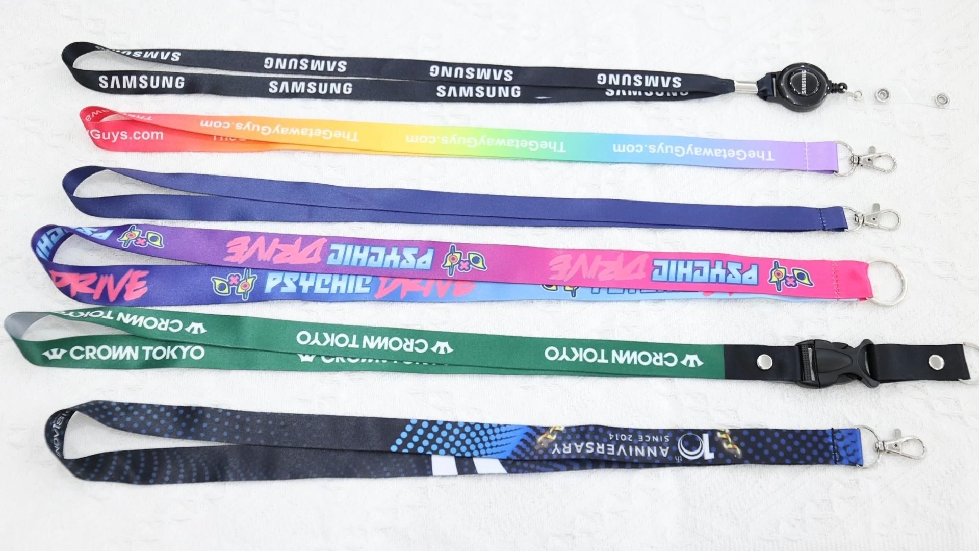 Miljøvenlig salgsfremmende brugerdefineret polyester lanyard hals nøglering lanyard med plastik Quick Release spænde 1