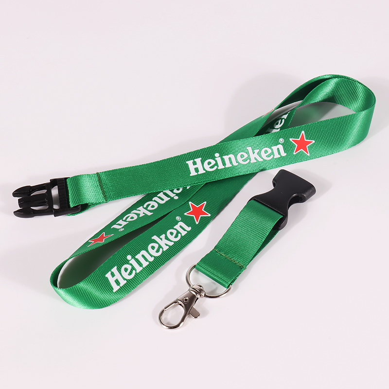 Love Color Factory verkauft grüne Nylon-Lanyards mit Siebdruck 3