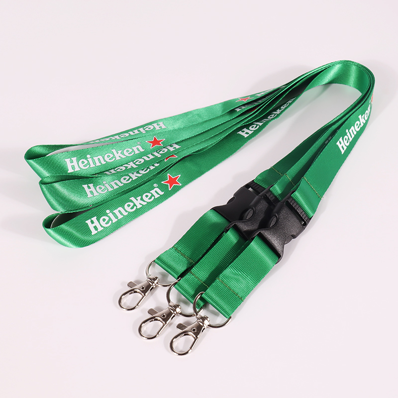 Love Color Factory verkauft grüne Nylon-Lanyards mit Siebdruck 2