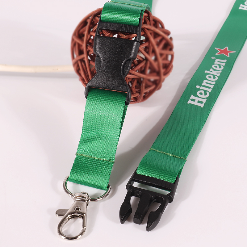 Love Color Factory verkauft grüne Nylon-Lanyards mit Siebdruck 6