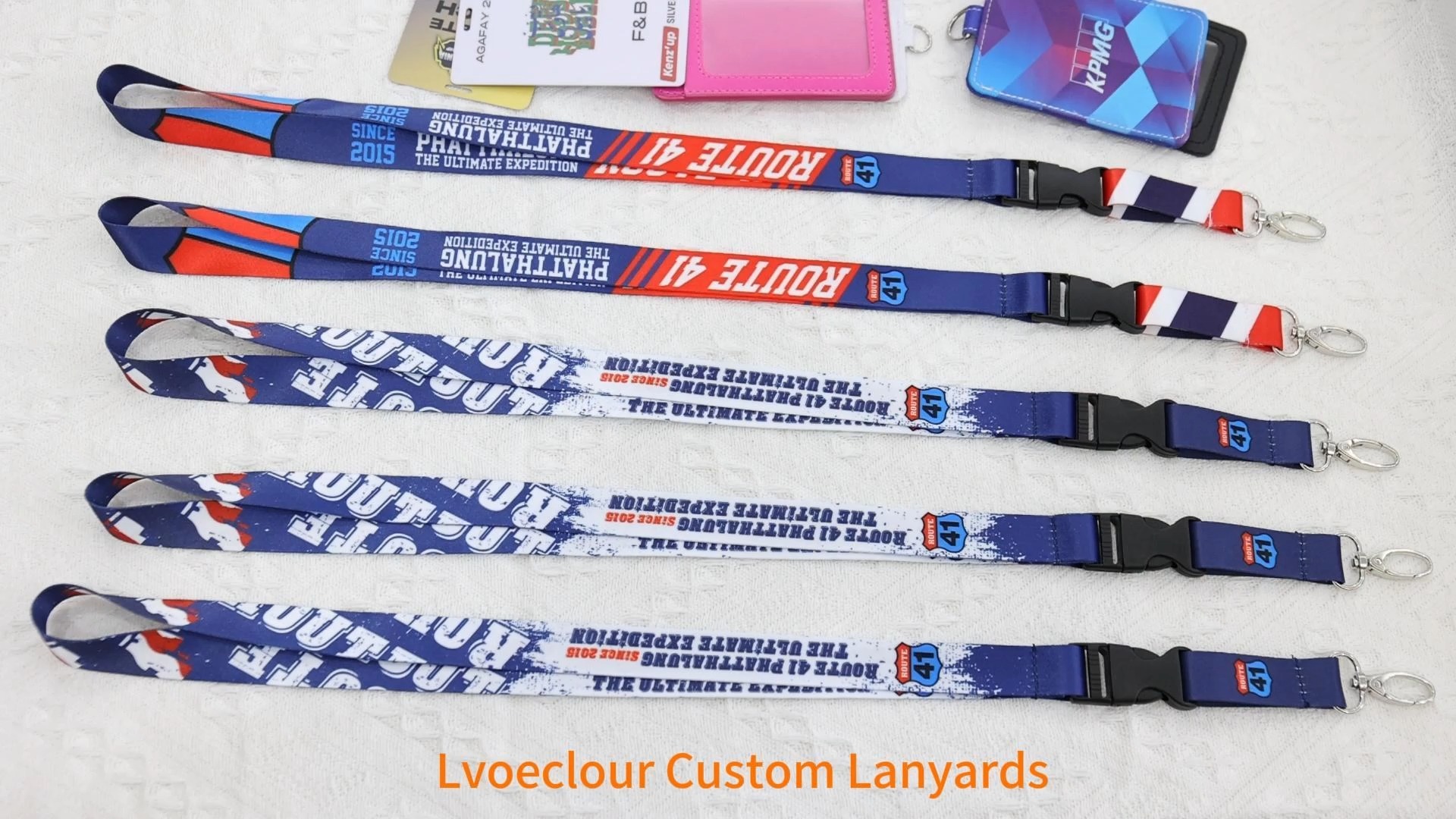 Hoge kwaliteit levendige kleuren lange lanyard en kaart voor verpleegster arts leraar student 1
