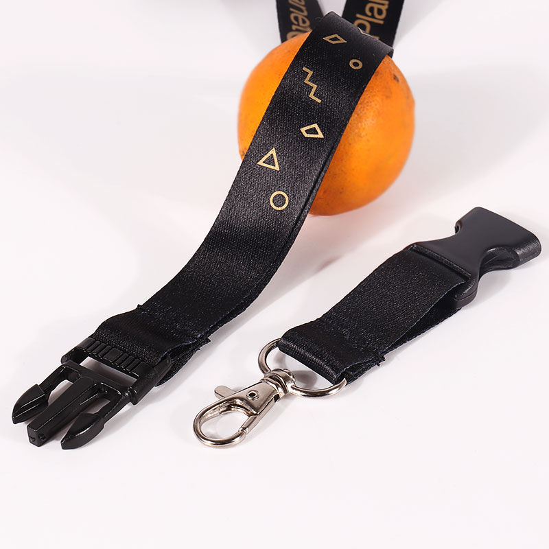 Benutzerdefiniertes, strapazierfähiges Polyester-Lanyard mit Logo-Band-Lanyard, Kunststoff-Lanyard für Mitarbeiterkarten 7