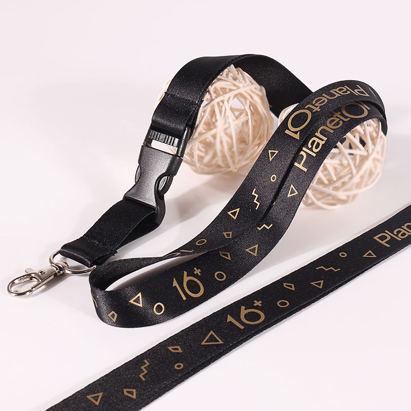 Benutzerdefiniertes, strapazierfähiges Polyester-Lanyard mit Logo-Band-Lanyard, Kunststoff-Lanyard für Mitarbeiterkarten 6