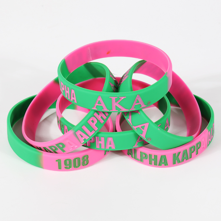 Pulsera de silicona con grabado Lovecolour, pulseras elásticas impresas personalizadas para entradas de conciertos 1