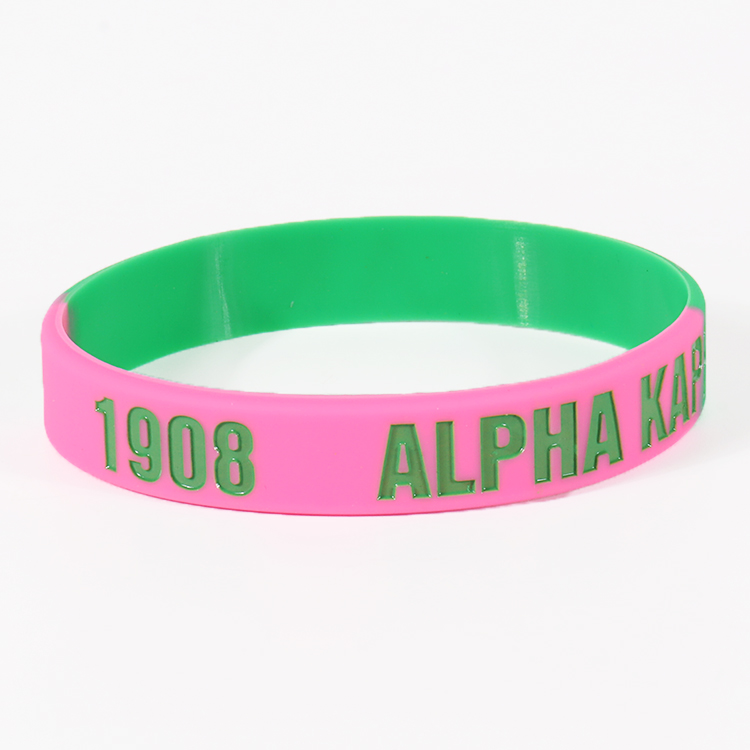 Pulsera de silicona con grabado Lovecolour, pulseras elásticas impresas personalizadas para entradas de conciertos 6
